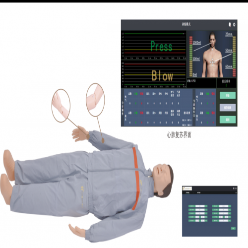 高級(jí)心肺復(fù)蘇模擬人（計(jì)算機(jī)控制-無(wú)線連接）